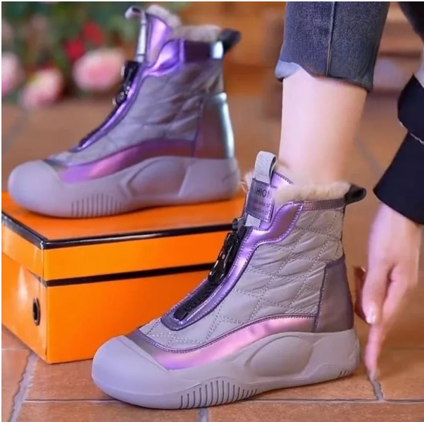 Korean Fashion Zipper Women's Boots 2023