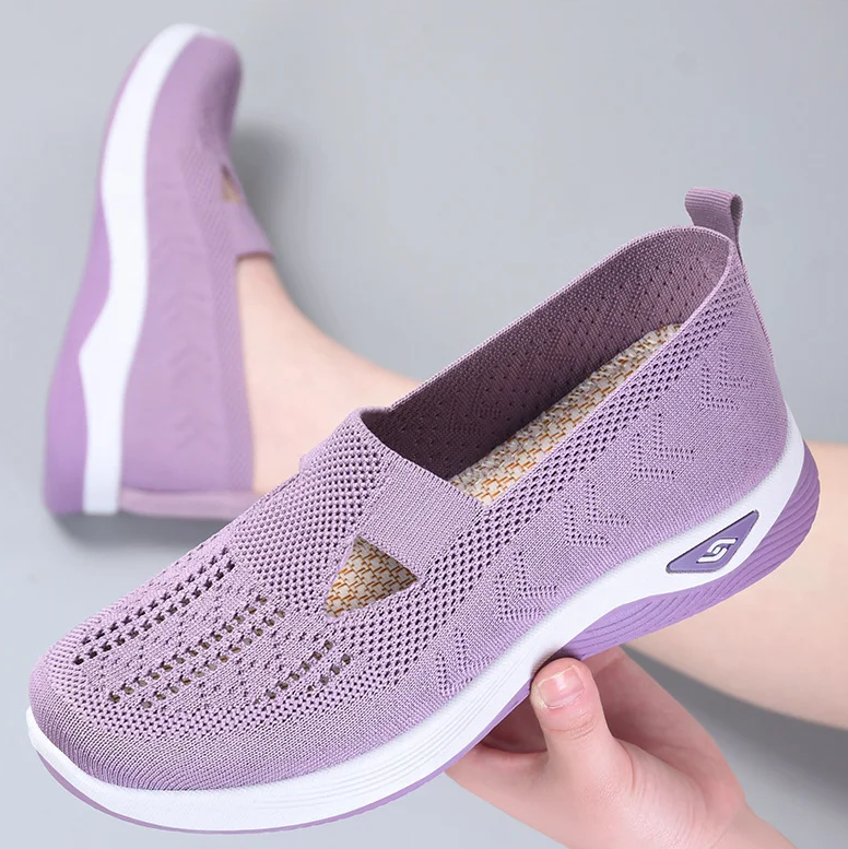 Women's Woven Orthopedic Breathable Soft Sole Shoes